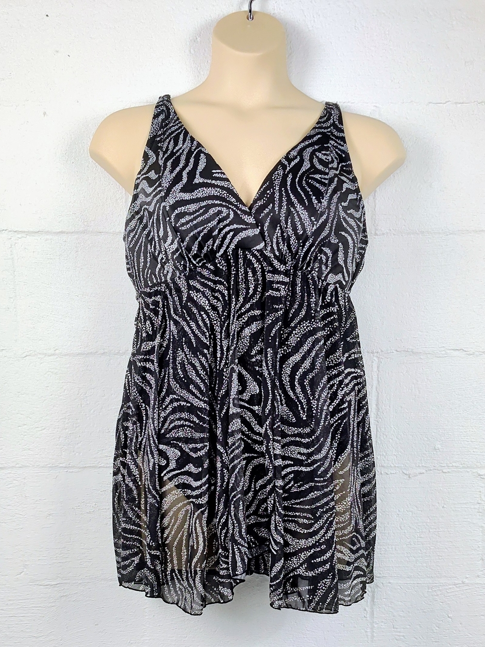 Swim By Cacique Tie Back Swim Dress